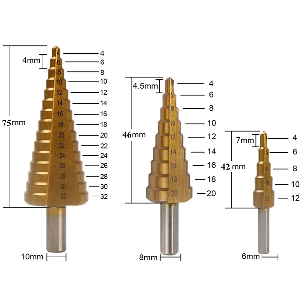 TitaniumPro Drill Set – Foret Précision Métal et Bois