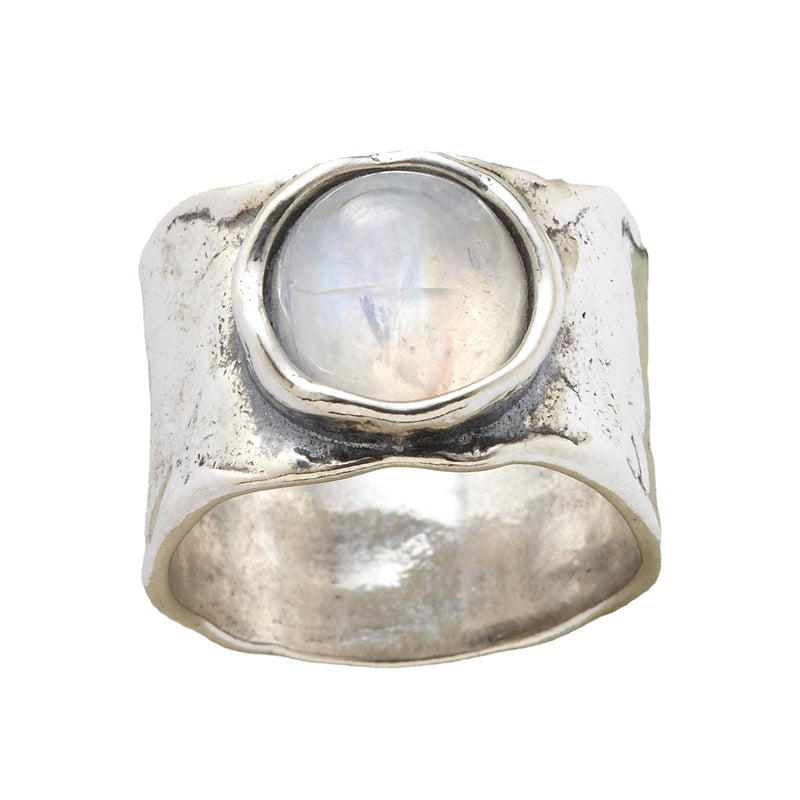 Bague Pierre de Lune Argent Luna - Éclat Mystique