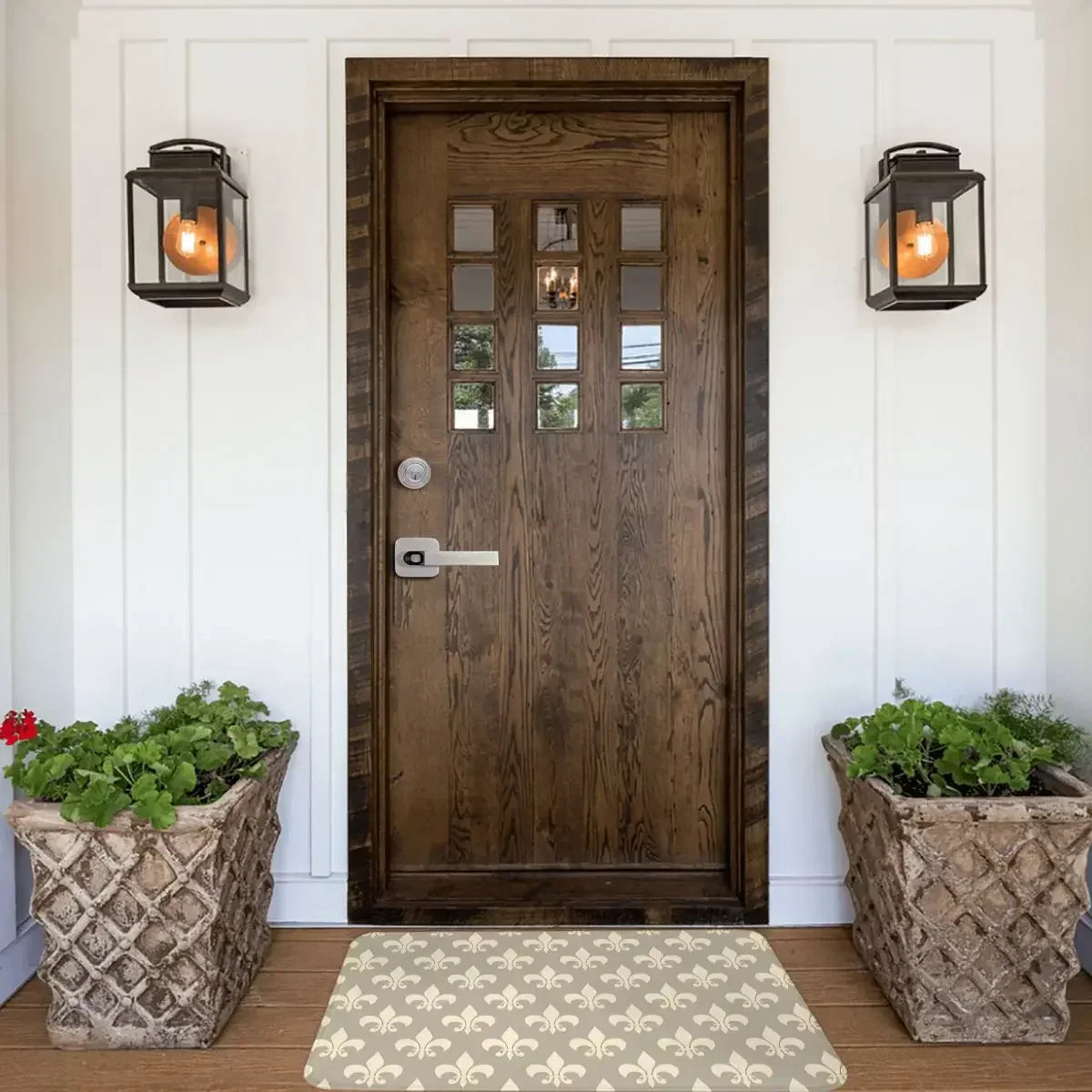 FloraWeave - Tapis Fleuri Élégant pour le Salon