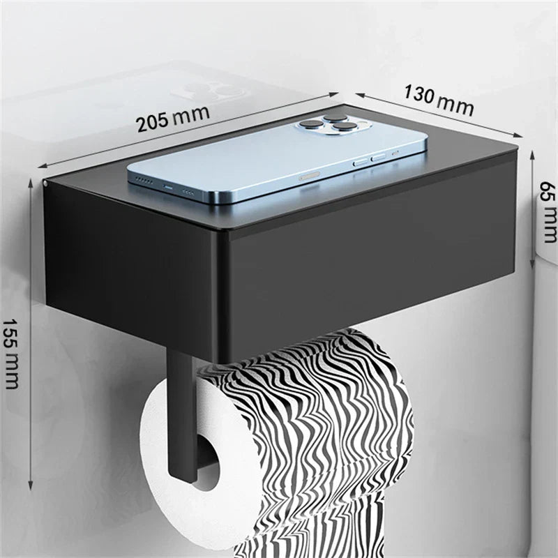 Bibbie - Porte-rouleau de papier toilette élégant en métal