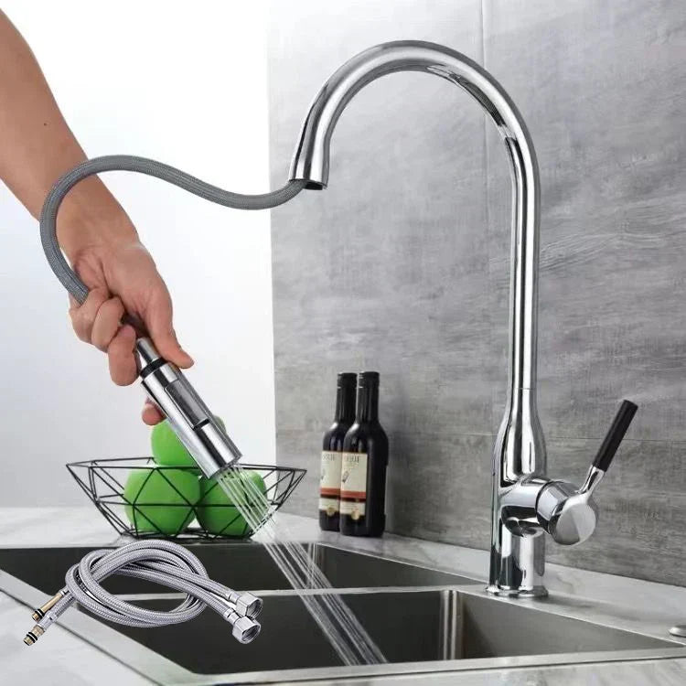 AquaStream Luxe - Robinet de Cuisine Réglable avec Douchette