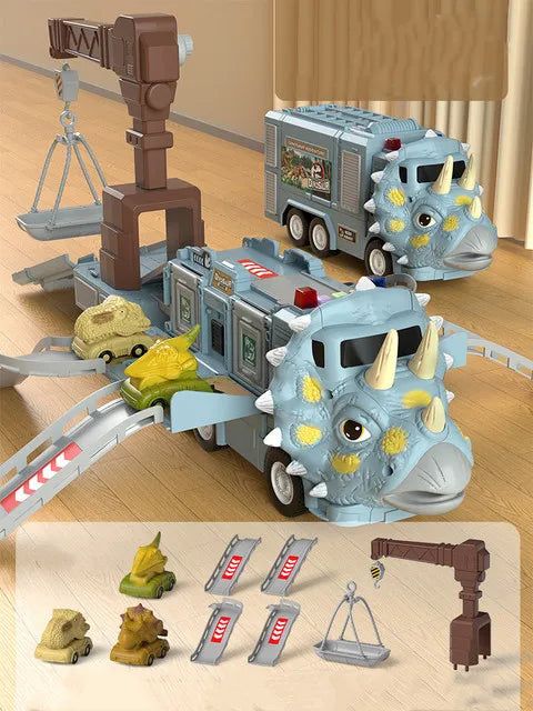 DinoRoar Truck – Camion Dinosaures Pliable Aventure