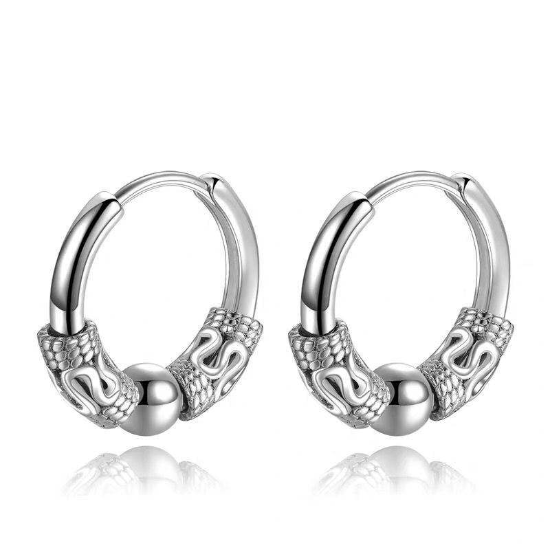 Boucles d'Oreilles StreetStyle Homme - Acier Inox