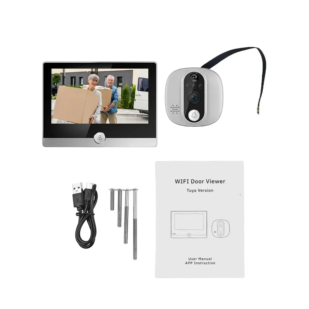 PorteClair - Sonnette Vidéo Connectée avec Caméra HD