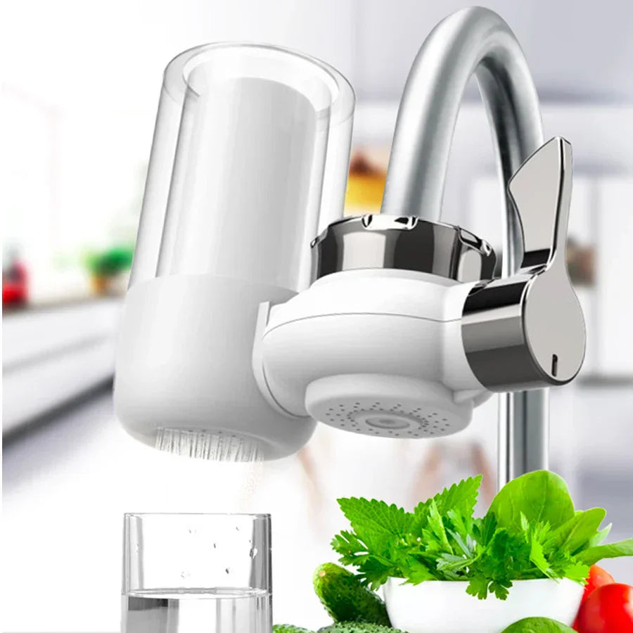 AquaZero - Filtre à Eau Compact pour Robinet