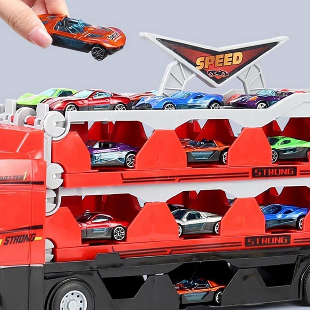 MegaTransporter - Camion Jouet avec Mini Voitures