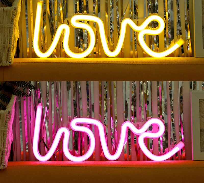 LoveGlow Neon Letters - Néon Romantique Intérieur