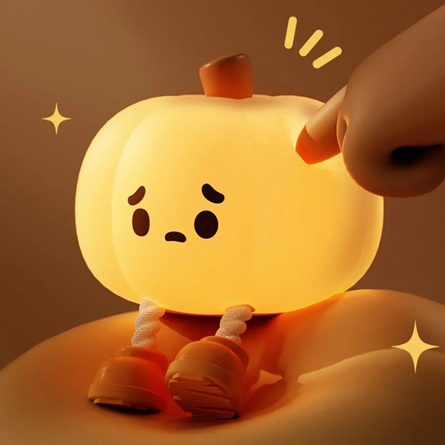 GlowPumpkin Light - Veilleuse Citrouille Lumière Douce