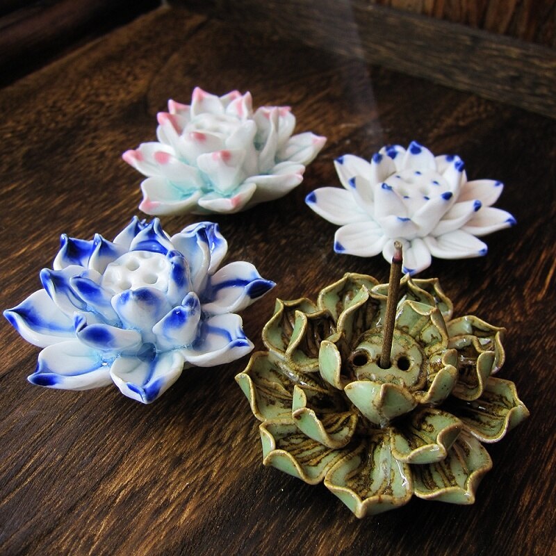 LotusBloom Incense Holder - Accessoire Déco Maison