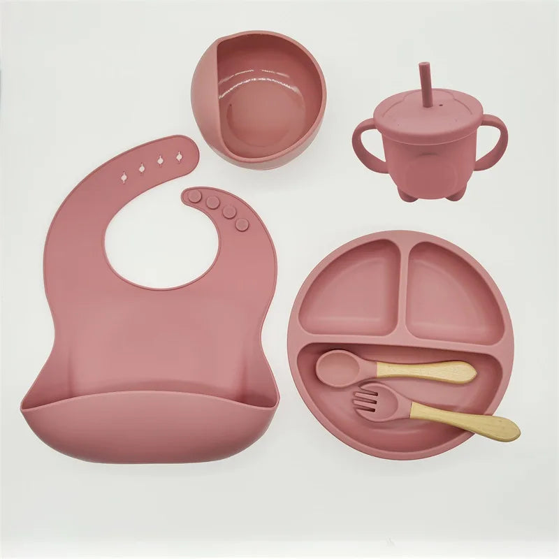 TinyBites - Set Repas Silicone Bébé