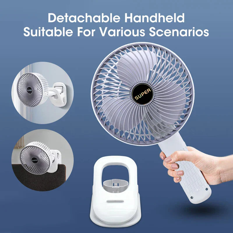 BreezeWave - Ventilateur 4-en-1 Portable pour un Refroidissement Puissant