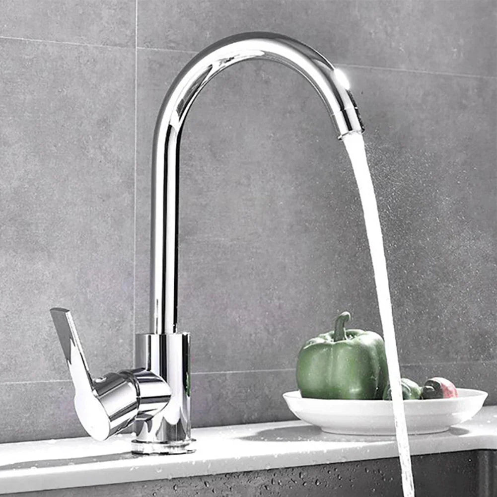 AquaElegance - Robinet de Cuisine Moderne avec Finition Chromée
