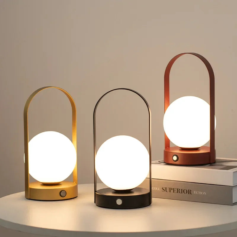 FlexiGlow - Lampe de Table LED Rechargeable pour Extérieur
