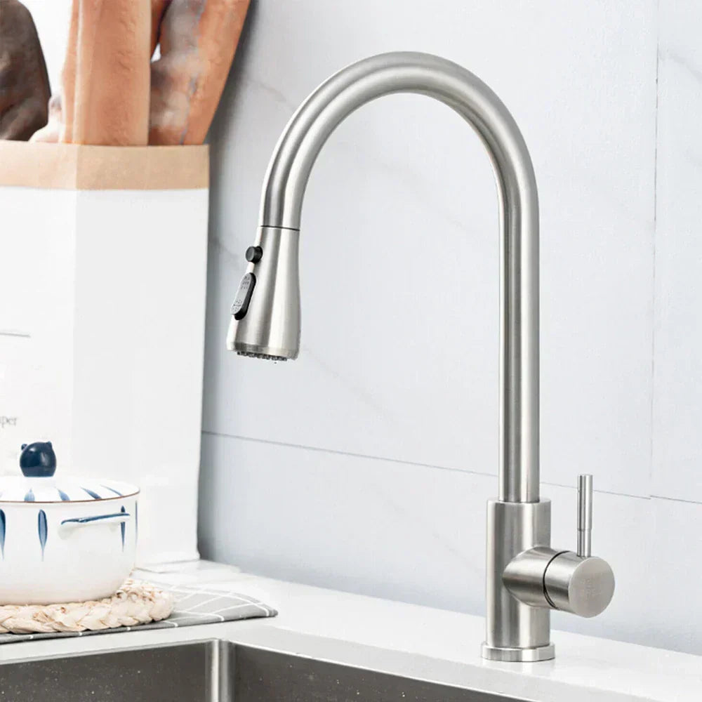 FluidCraft - Robinet de Cuisine Extractible au Design Moderne