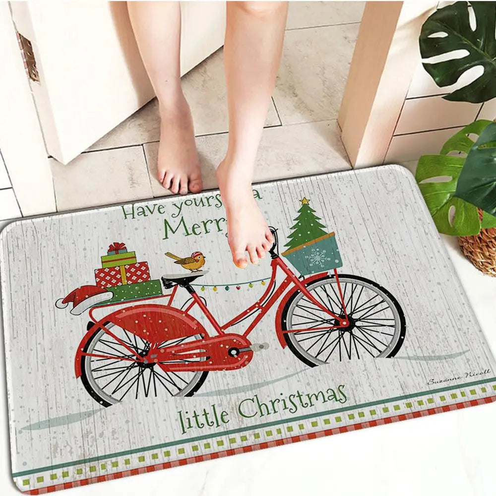 FestiveWelcome - Paillasson de Noel Luxueux pour votre Entree