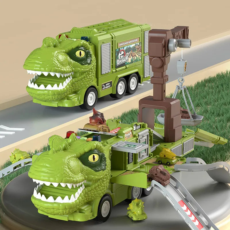 DinoRoar Truck – Camion Dinosaures Pliable Aventure