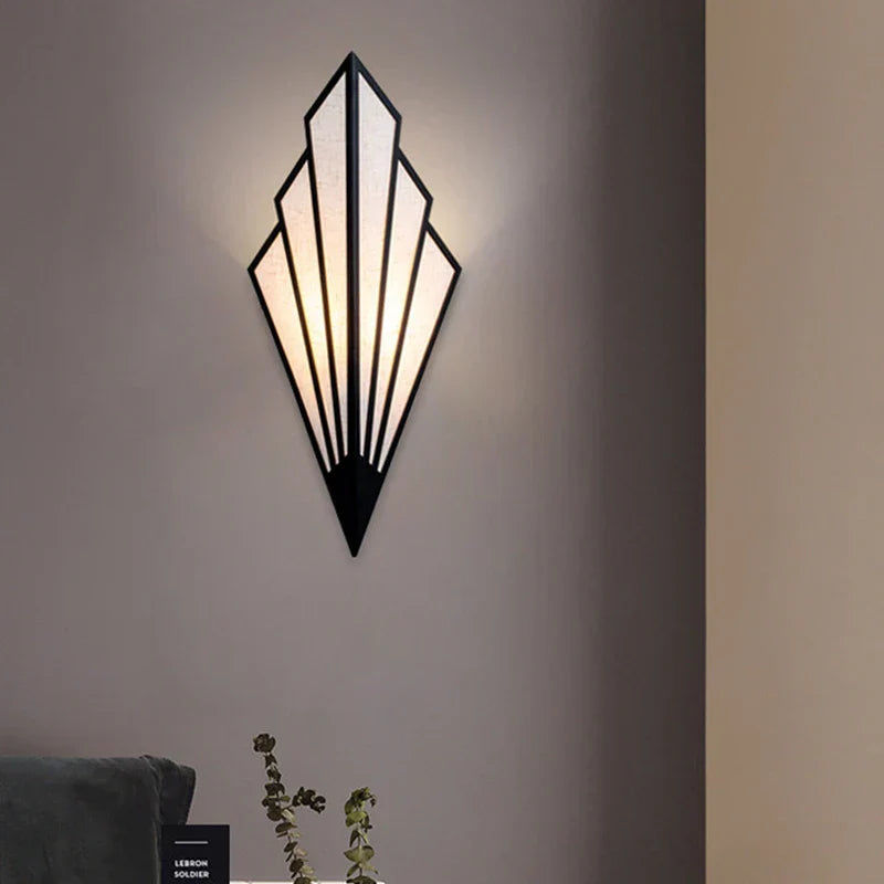 NordicGlow - Applique murale LED au design scandinave pour salon et chambre