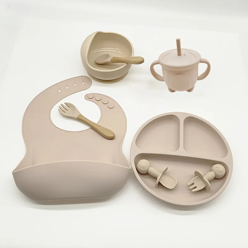 TinyBites - Set Repas Silicone Bébé