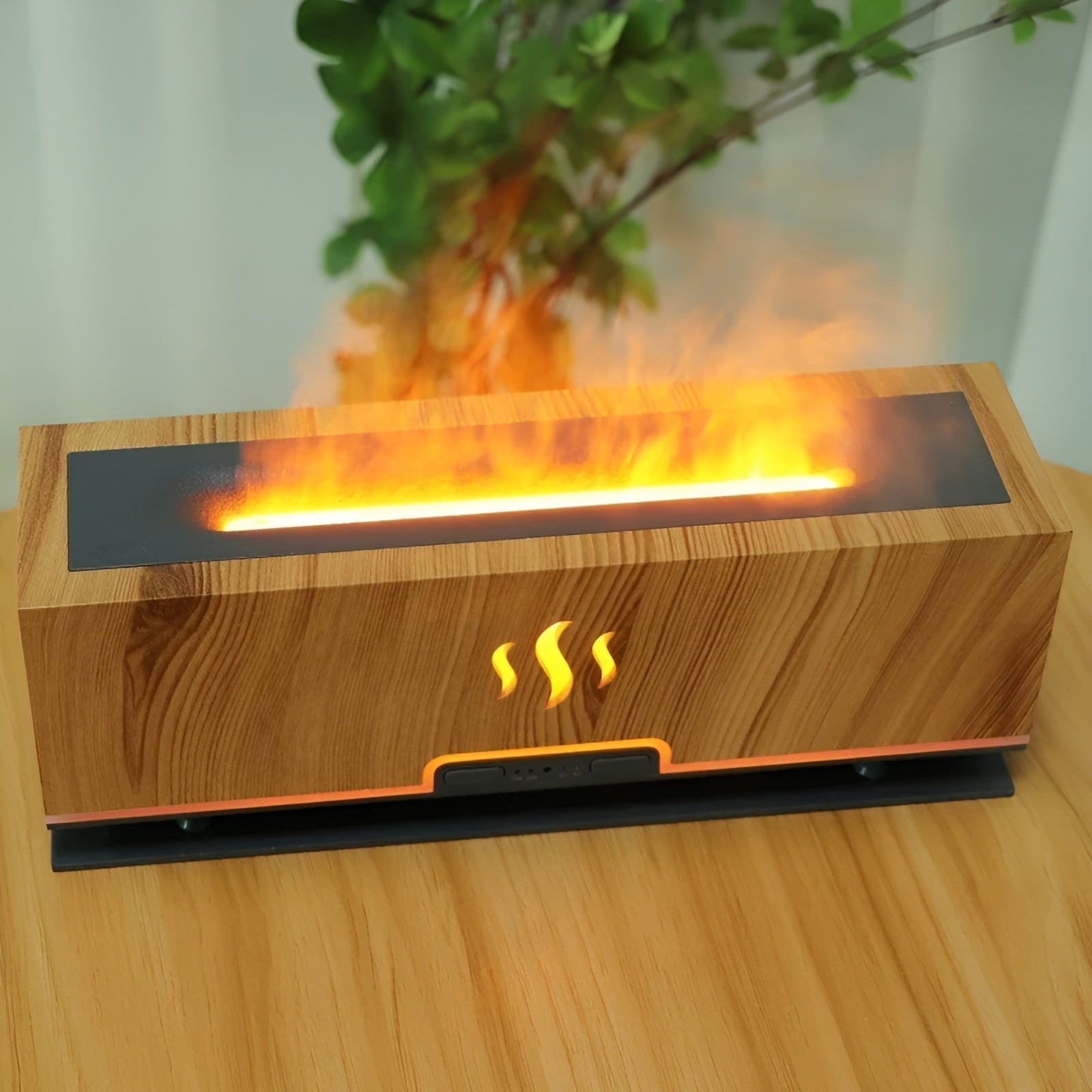 GlowFlame - Diffuseur Arômes Flamme Stylé Maison