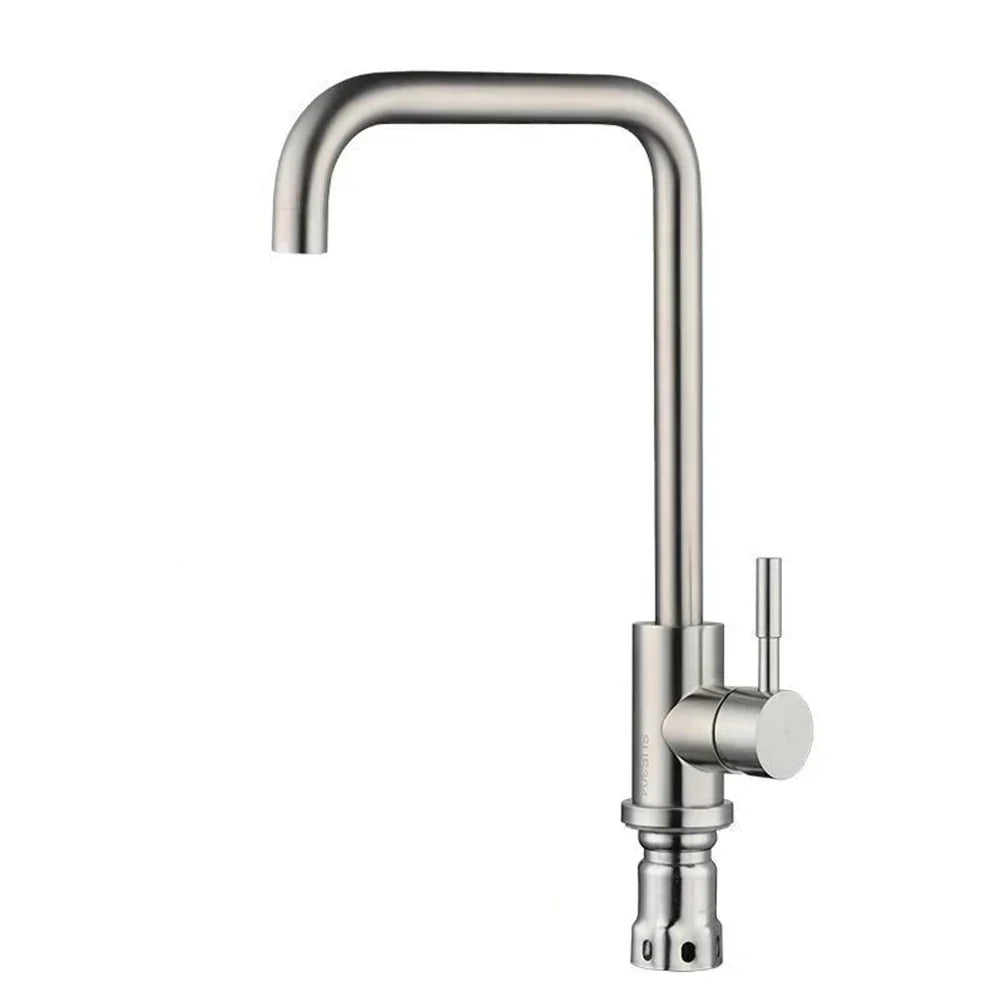 AquaGleam - Robinet de Cuisine Moderne en Acier Inoxydable