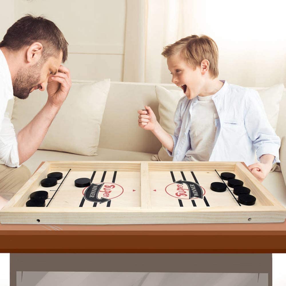 WoodStrike - Hockey de Table en Bois
