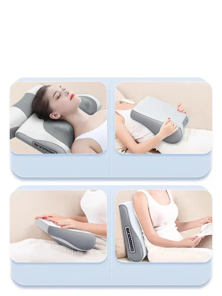 Revitalize - Coussin chauffant massant multifonction pour la détente