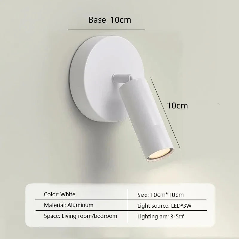 LumiNest - Applique Murale LED Élégante pour Chambre et Hôtel
