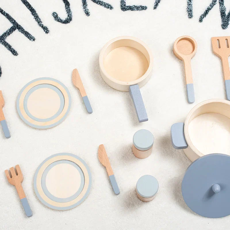 MiniCook Set – Accessoires Cuisine en Bois pour Enfants