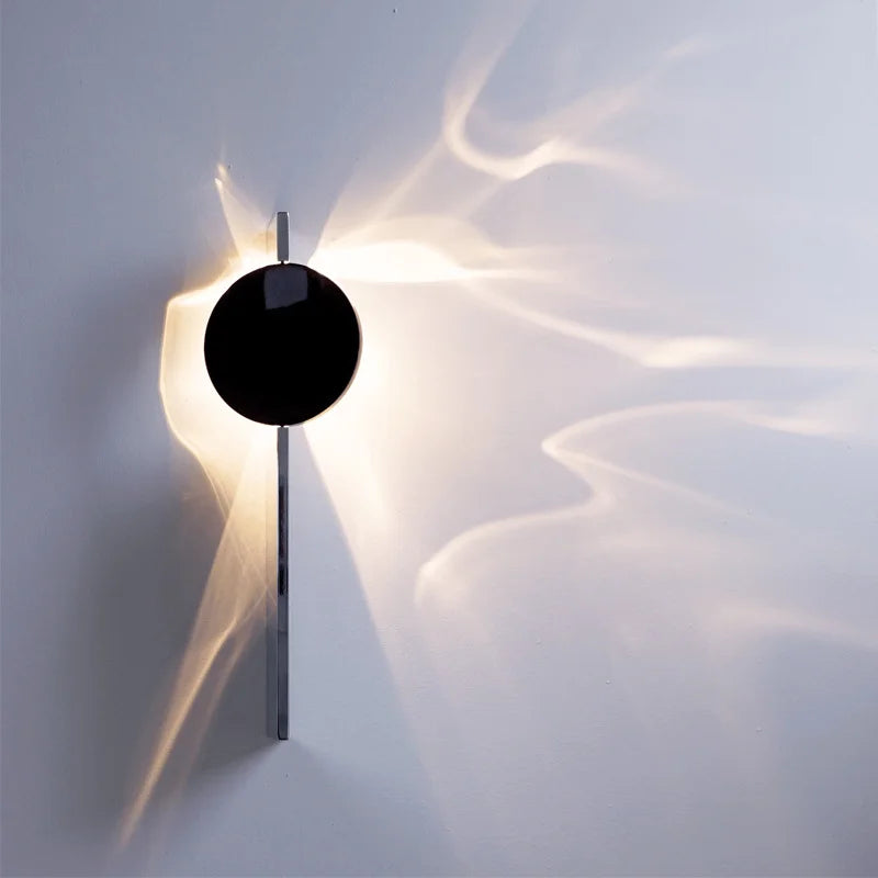 RippleGlow - Applique Murale Rotative de Luxe pour le Salon