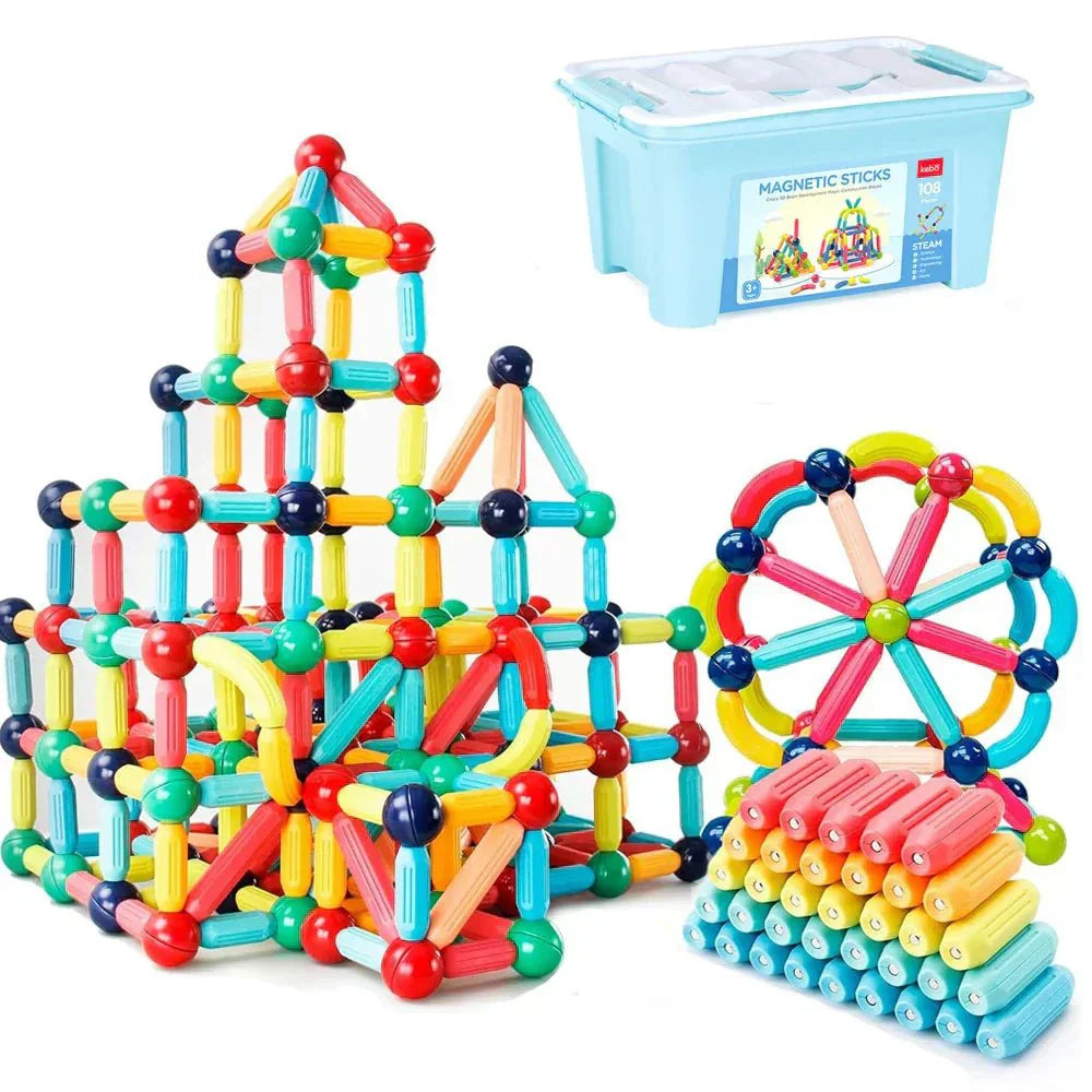 Magneo Blocks - Set de Construction Magnétique Enfants