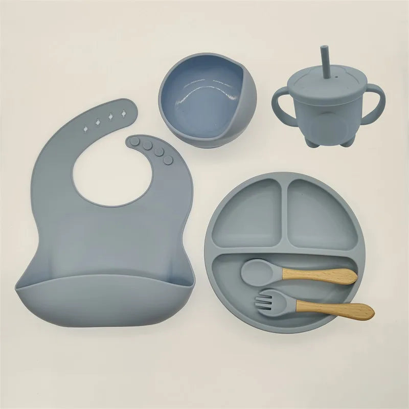 TinyBites - Set Repas Silicone Bébé