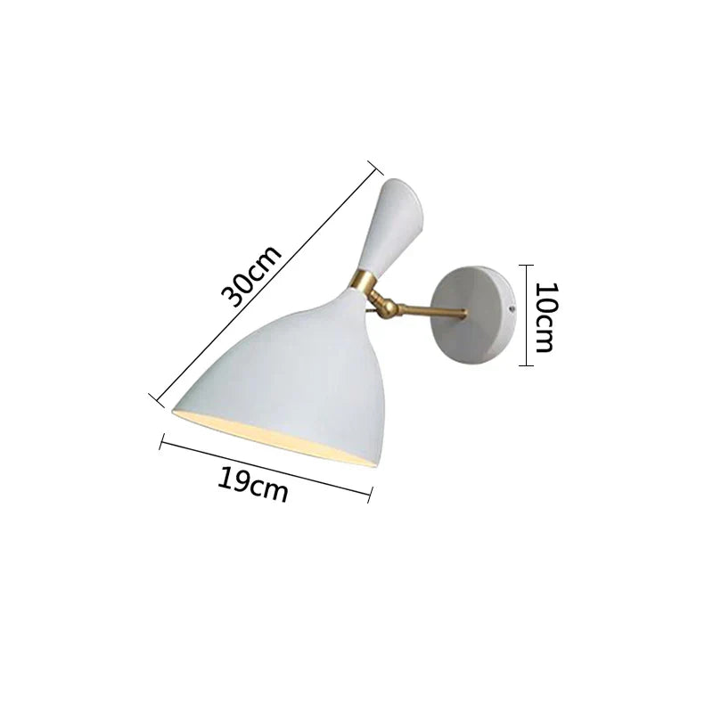 Luminous Haven - Applique Murale LED Industrielle pour Chambre