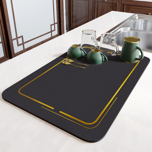 AbsorpTowel Mat - Antidérapant Ultra-Absorbant Stylé