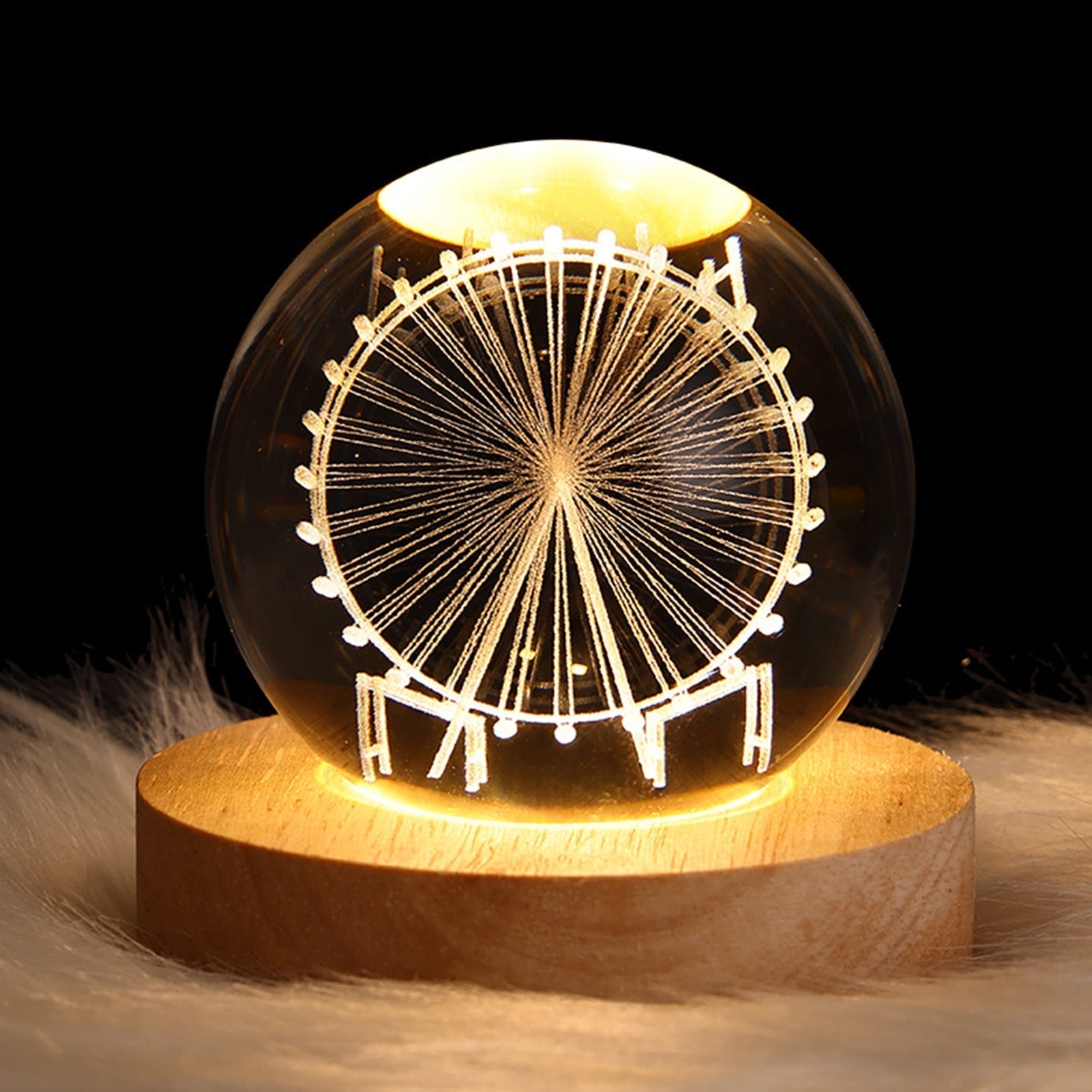 Crystal Light Ball – Sphère Lumineuse Enchantée Maison