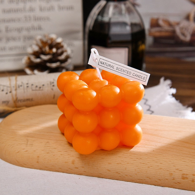 BubbleGlow Candle - Bougie Tendance pour Intérieur