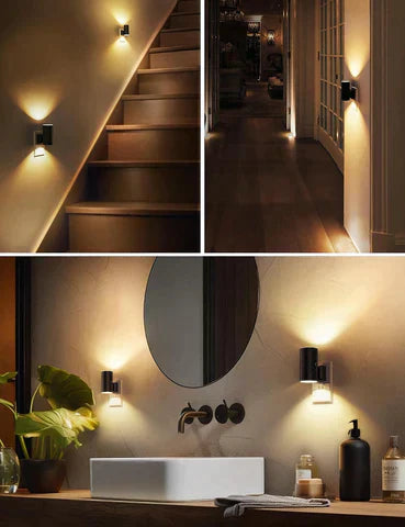 NocturaGlow - Applique Murale d'Ambiance pour Maison