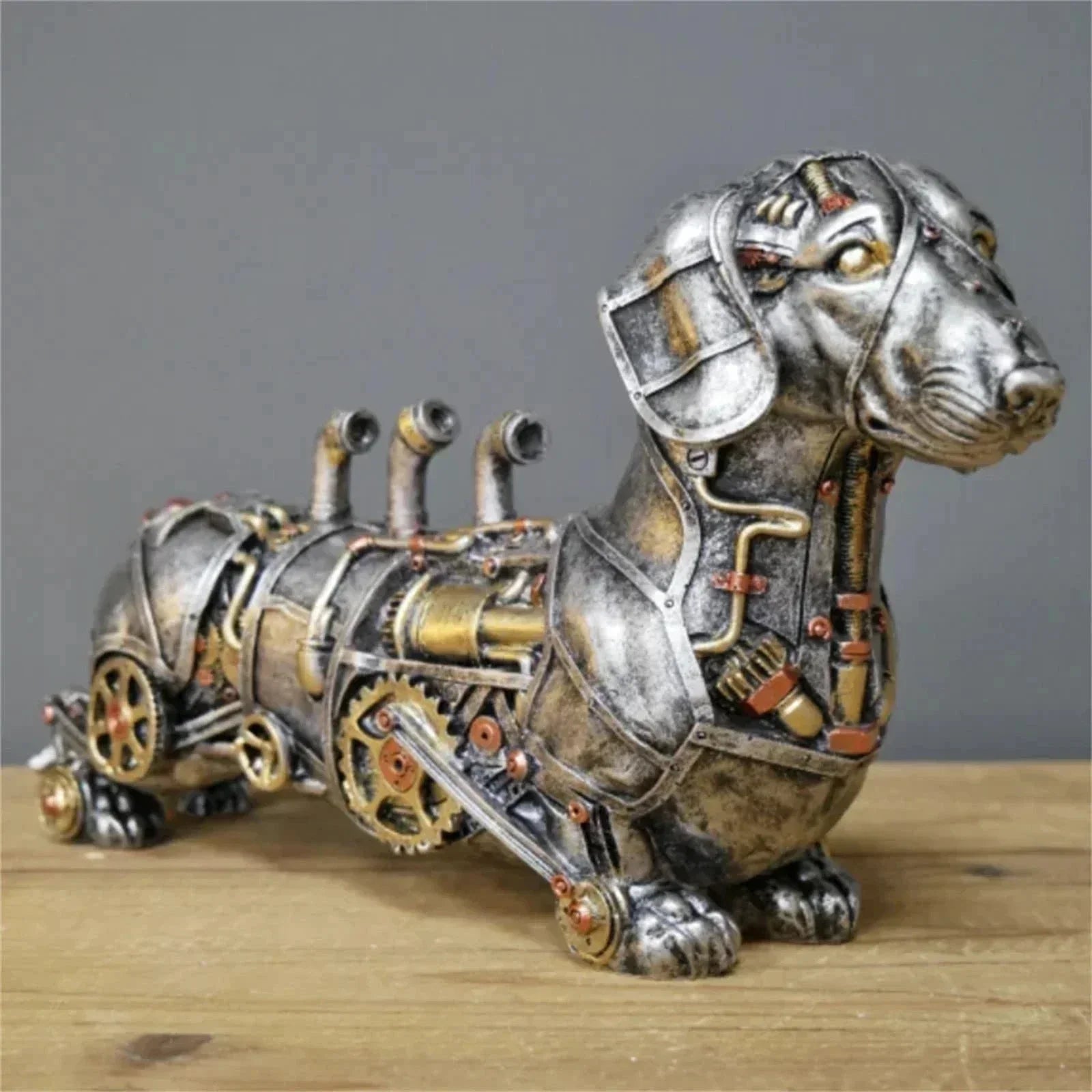 SteamBeast - Figurines d'animaux steampunk avec engrenages