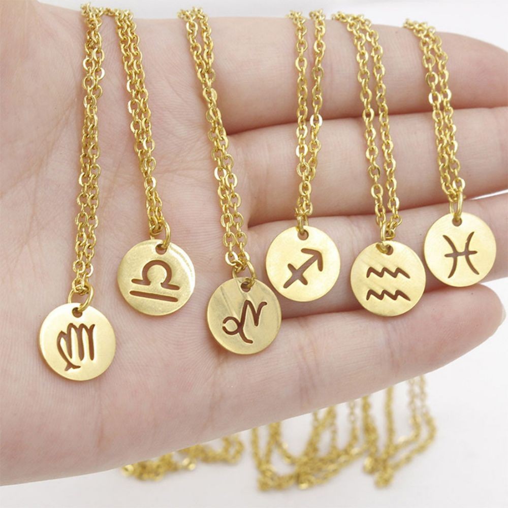 Collier Signe du Zodiaque - Or, Argent ou Or Rose