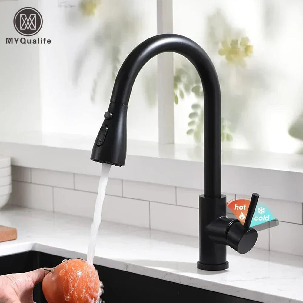 FluidCraft - Robinet de Cuisine Extractible au Design Moderne