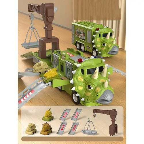 DinoRoar Truck – Camion Dinosaures Pliable Aventure