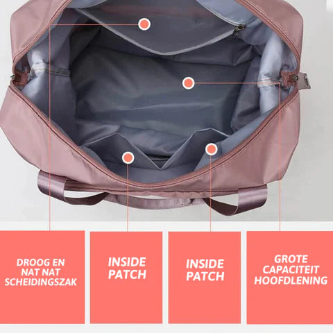 Sac de Voyage Pliable | Sac de Voyage Homme avec Grande Capacité et Design Étanche pour Aventures Pratiques 3