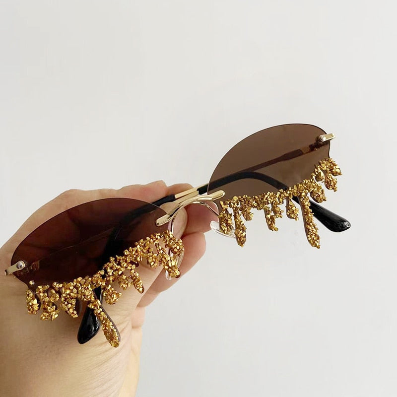 Cry me a Glitter - Lunettes de Festival à Paillettes