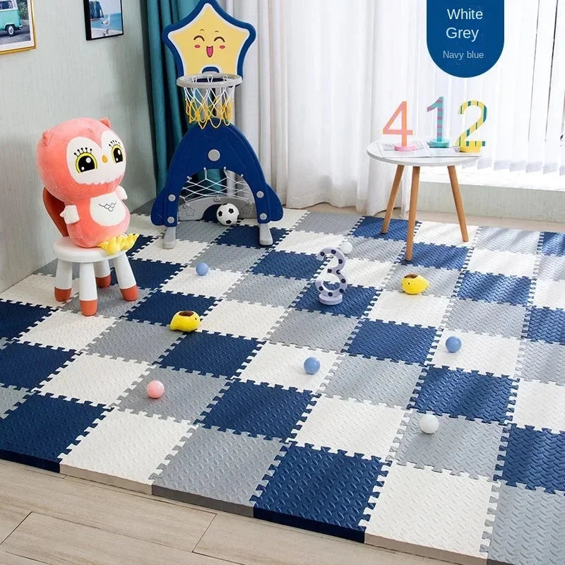 SafePlay | Tapis de Jeu Épais pour Bébés avec Protection Amortissante | Aire de Jeu Flexible et Colorée 7