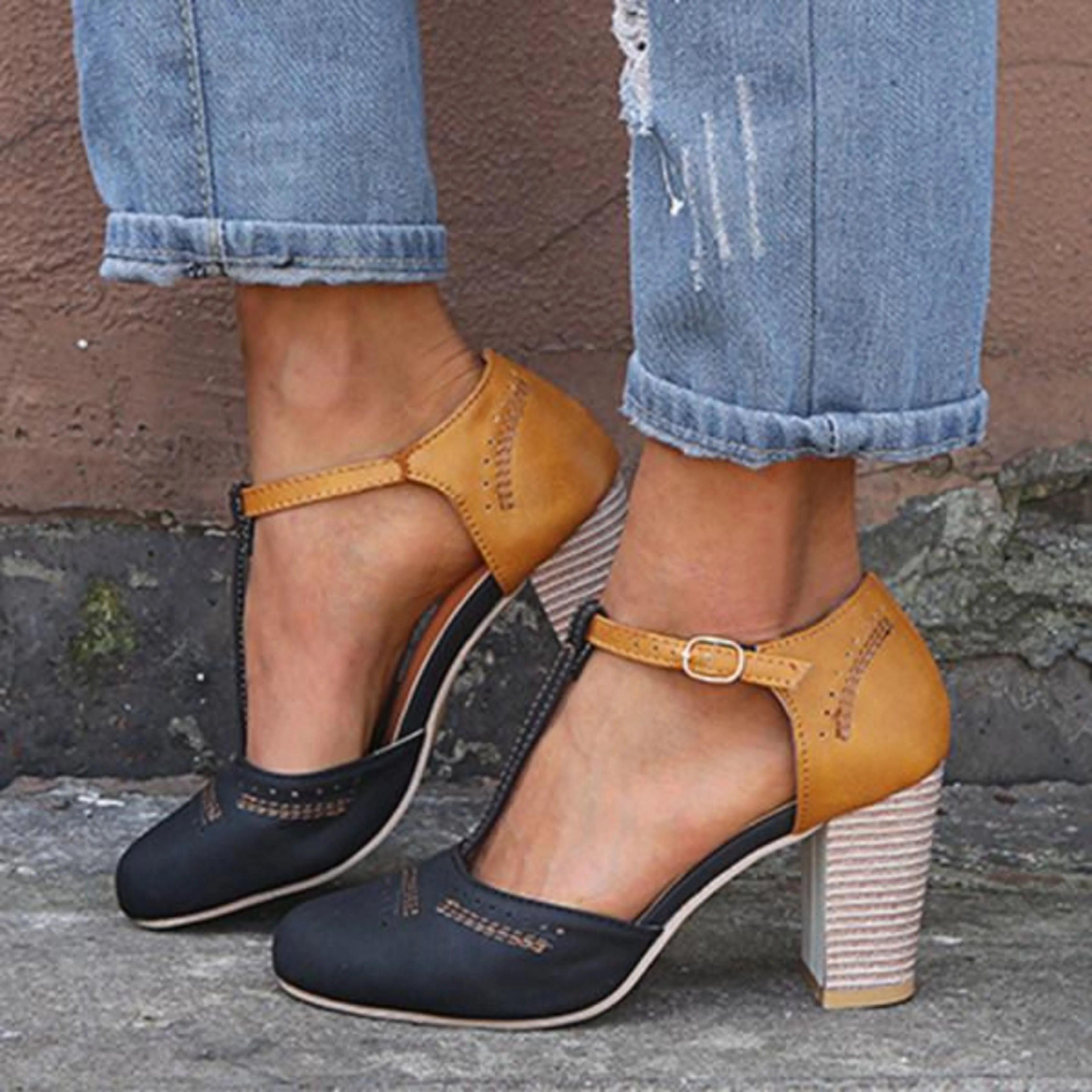 Samantha | Escarpins Femme Chic et Confortable Noir 1