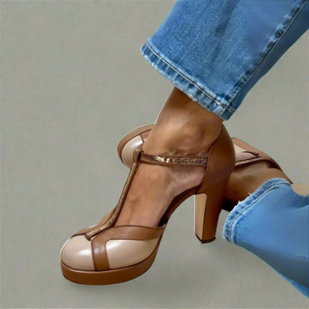 Sandales Femmes à Talon Bas - Confort Élégant pour Été et Style Quotidien 1