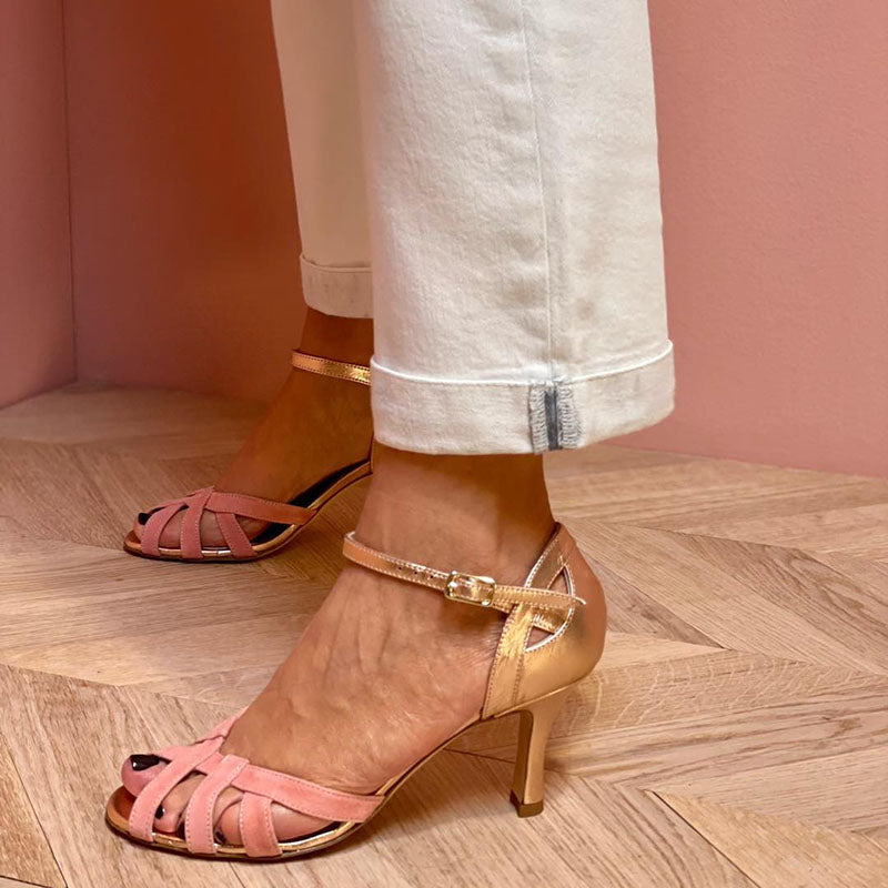 Sandales à Talon Aiguille Ouvertes pour Femme - Élégance et Confort pour Sorties Chic 2