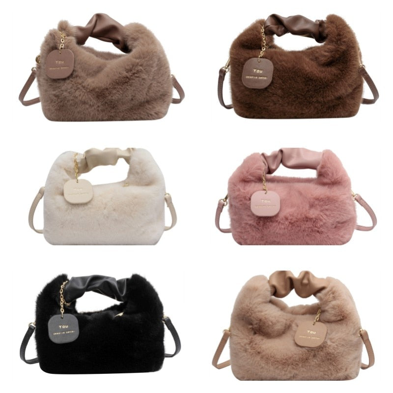 FluffyBag - Joli Sac à Main Doux et Câlin