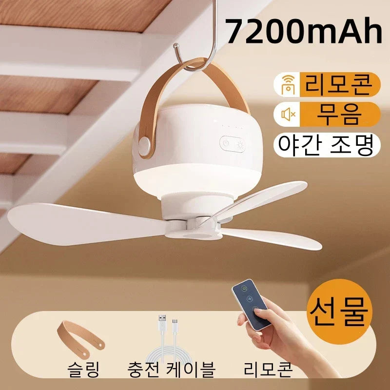 AirGlow Luxe Fan - Ventilateur de Plafond Élégant avec Éclairage LED