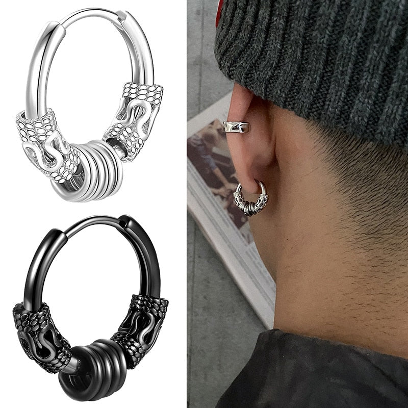 Boucles d'Oreilles Urbaines Chic - Style Audacieux et Spirituel