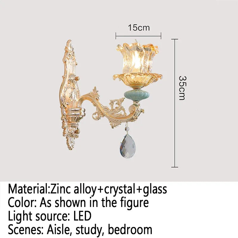 CrystalLuxe - Applique murale en cristal pour un intérieur moderne
